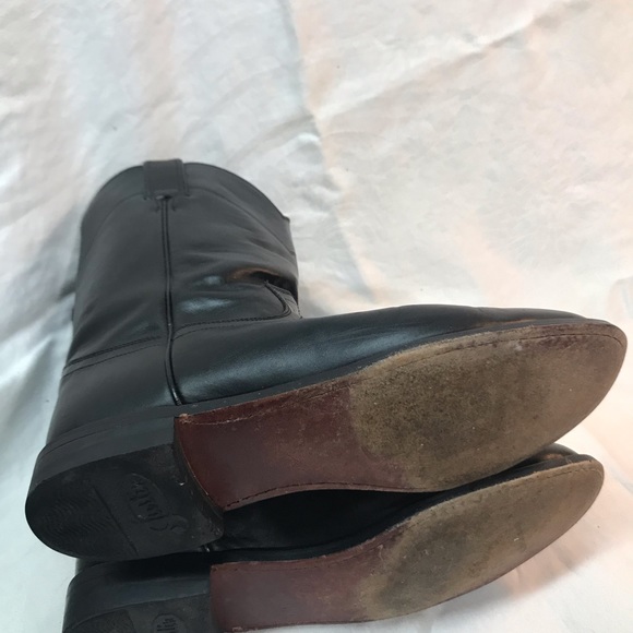 Justin cowboy boots size 10 B, 11 “ tall - Picture 3 of 4